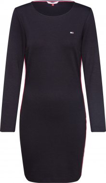 Tommy Jeans Šaty \'Bodycon\' černá