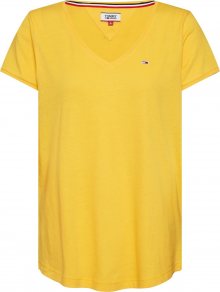 Tommy Jeans Tričko žlutá