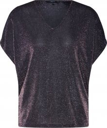 VERO MODA Tričko \'DENISE\' antracitová / černá