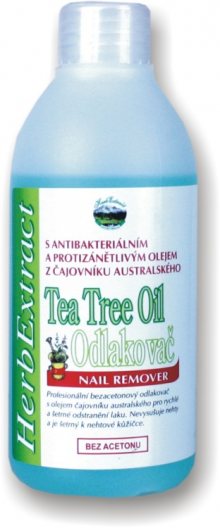 Vivaco Herb extrakt Odlakovač na nehty s Tea Tree Oil HERB EXTRACT 200 ml