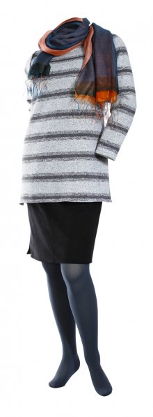 MANESA - krátká manšestrová sukně 67 cm