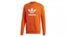adidas Trefoil Warm-up Crew Sweatshirt oranžové ED5947
