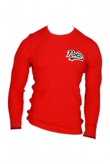 Pánské pyžamové tričko 714754014003 červená - Ralph Lauren červená L