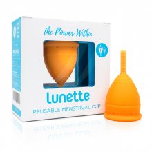 Lunette model 1 Aine Menstruační kalíšek barva světle oranžová
