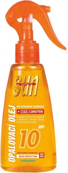 Vivaco SUN VITAL Opalovací olej s beta-karotenem SPF 10 200ml