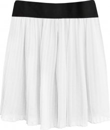 Bílá plisovaná mini sukně (9228/5) bílá S (36)
