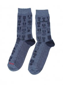 Pánské ponožky 00S6U0-0SAJW - Diesel černá L/43-46