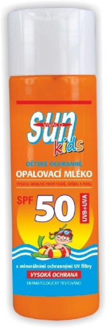 Vivaco Opalovací mléko pro děti SPF 50 SUN VITAL 200 ml