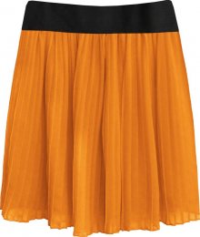 Oranžová plisovaná mini sukně 2 (9228/5) oranžová S (36)
