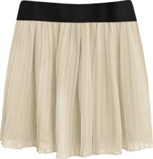 Béžová dámská plisovaná mini sukně (9228) béžová M (38)
