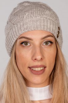 Dámská čepice Fil\'loo CD-19-42 béžová uni