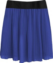Plisovaná mini sukně v chrpové barvě (9228/4) modrá S (36)