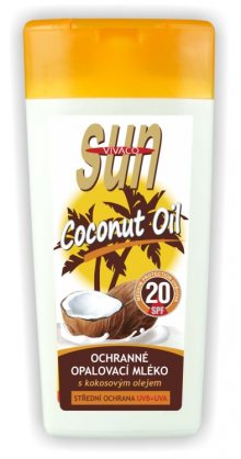 Vivaco Opalovací mléko s kokosovým olejem SPF 20 SUN VITAL 200 ml