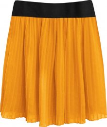 Oranžová plisovaná mini sukně 1 (9228/5) oranžová S (36)