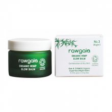 Rawgaia Organický Noční Balzám s Konopím 30 ml - rozjasňující