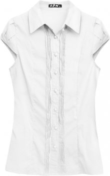 Bílá košile s krátkými rukávy (X1050X) bílá S (36)