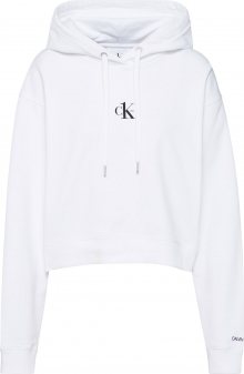 Calvin Klein Jeans Mikina bílá
