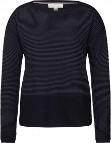 ESPRIT Svetr \'OCS sweater ott\' černá / tmavě šedá