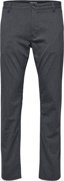 SELECTED HOMME Chino kalhoty šedý melír