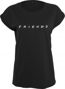 Merchcode Tričko \'Ladies Friends Logo Tee\' černá
