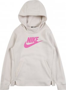 Nike Sportswear Mikina béžová / růže