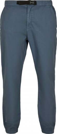 Urban Classics Chino kalhoty chladná modrá / černá