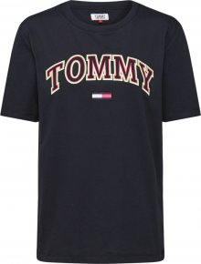 Tommy Jeans Tričko \'Neon Collegiate Tee\' černá