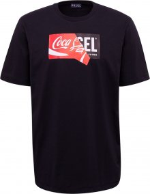 DIESEL Tričko \'CC-T-JUST-COLA\' černá