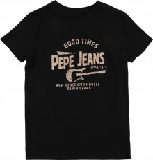Pepe Jeans Tričko \'TERRY\' černá