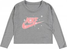 Nike Sportswear Tričko \'FUTURA STAR S/S TEE\' šedý melír
