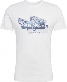 Pepe Jeans Tričko \'BOBBY\' bílá