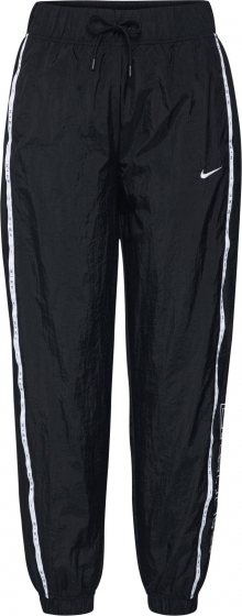 Nike Sportswear Kalhoty \'W NSW PANT WVN PIPING\' černá
