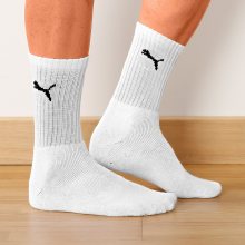 Blancheporte Sportovní ponožky, sada 6 párů, bílé bílá 43/46