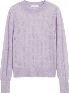 MANGO Svetr \'Rocio\' pastelová fialová
