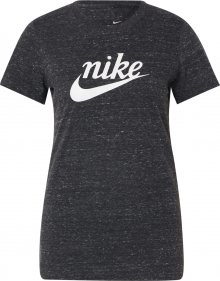 Nike Sportswear Tričko \'VARSITY\' šedý melír / černá