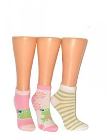 WiK Sweet Sox art.55230 Dívčí ponožky 31-34 bílá-zelená