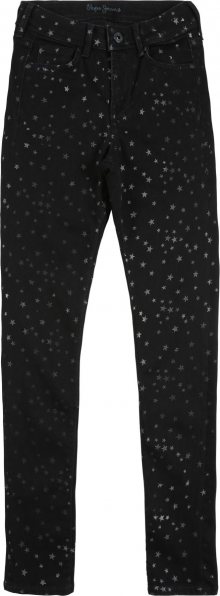 Pepe Jeans Kalhoty \'PIXLETTE HIGH STAR\' modrá džínovina