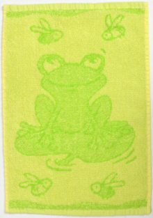 Dětský ručník Frog green 30x50 cm | dle fotky | 