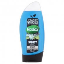 Radox Sprchový gel Feel Sporty 2 v 1 (Shower Gel & Shampoo) 250 ml