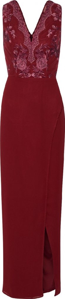 Chi Chi London Společenské šaty \'Chi Chi Thalia Dress\' burgundská červeň