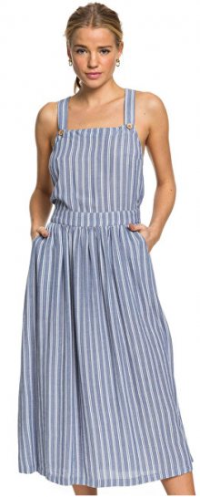 Roxy Dámské šaty Summer Transparency True Navy Birdy Stripes ERJWD03423-BPZ3 S