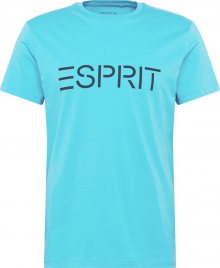 ESPRIT Tričko aqua modrá