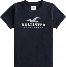 HOLLISTER Tričko námořnická modř