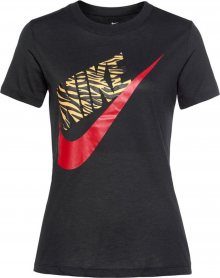 Nike Sportswear Tričko \'Futura 1\' červená / černá / hořčicová