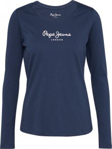 Pepe Jeans Tričko \'NEW VIRGINIA L/S\' modrá