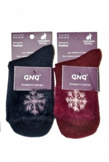 GNG 911-03 Thermo Wool dámské ponožky 35-38 bordová