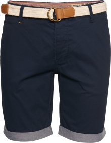 Review Chino kalhoty \'CHINOROLLUPSTRET\' námořnická modř