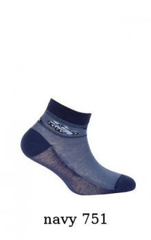 Gatta Cottoline jarní-letní vzorované G24.N59 2-6 let Chlapecké ponožky 24-26                blue