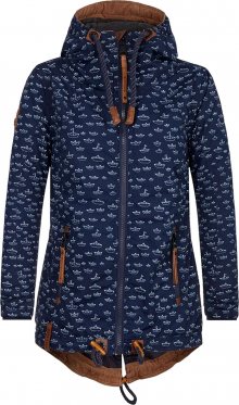 naketano Přechodová parka \'Reitsport Forever\' námořnická modř / bílá