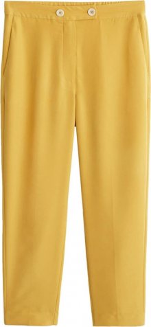 MANGO Kalhoty \'Tempo5\' hořčicová